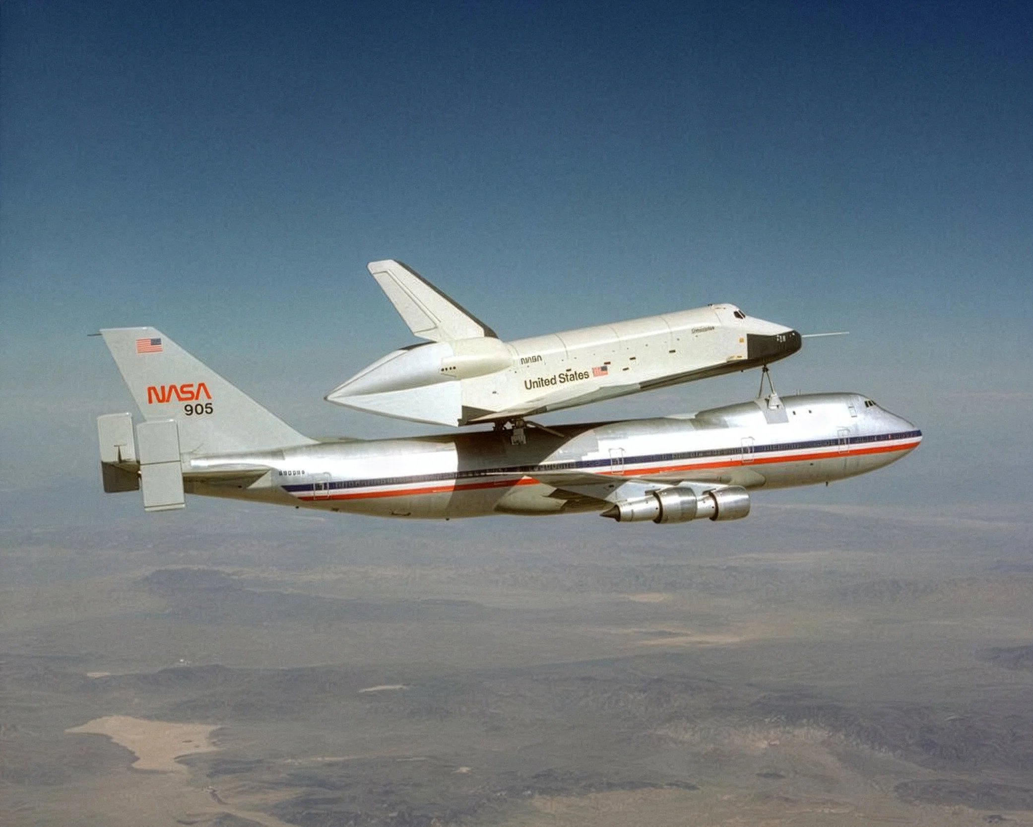 NASA's first Shuttle Carrier Aircraft 1977