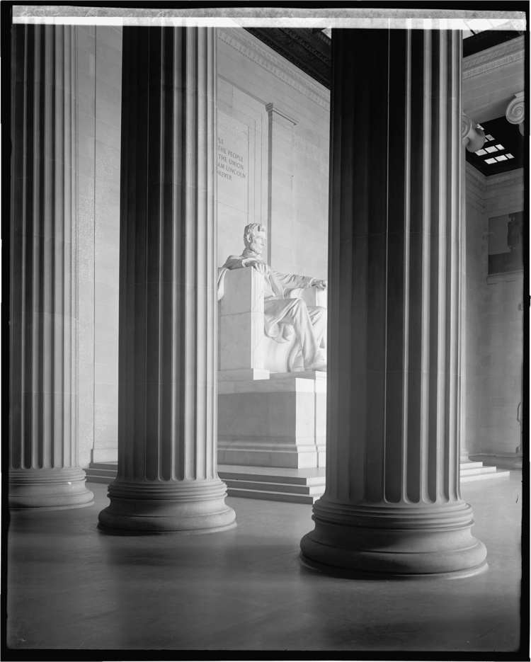 The Memorial's columns