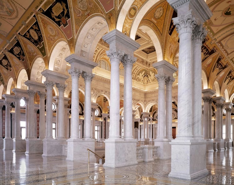 Hallway in the Library of Congress