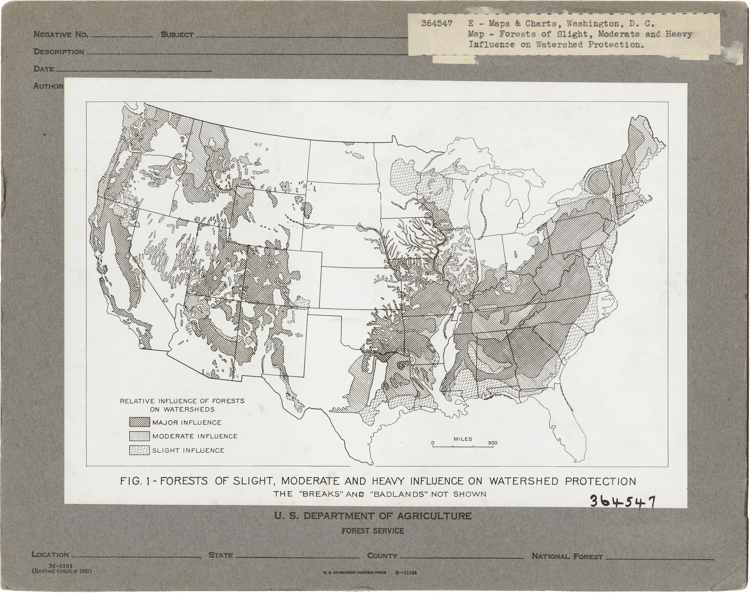 Hand drawn map, 1949