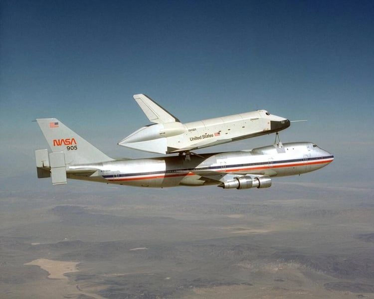 NASA's first Shuttle Carrier Aircraft 1977